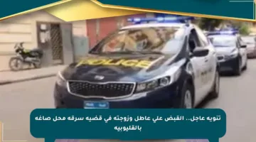 تنويه عاجل.. القبض على عاطل وزوجته في قضية سرقة محل صاغة بالقليوبية